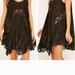 Free People Dresses | Free People Intimately Polka Dot Tiered Slip Dress. #5758 | Color: Black | Size: M