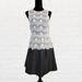 Jessica Simpson Dresses | Jessica Simpson Lace Cutout Dress Sz 2 | Color: Black/White | Size: 2