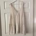 Free People Dresses | Intimately Free People Lace Dress / Slip / Tunic. Size Large. | Color: Cream | Size: L