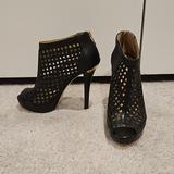 Michael Kors Shoes | Mk Graham Booties | Color: Black/Gold | Size: 6.5