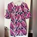 Lilly Pulitzer Dresses | Lilly Pulitzer Navy And Hot Pink 3/4 Sleeve Dress | Color: Blue/Pink | Size: 0