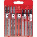 Hilti 10-Piece Jigsaw Blade Set. For everyday construction and metalworking tasks. Single log shank (T-shank) (2332343)