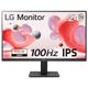 LG Electronics Monitor 24MR400-B, 24 Inch, Full HD 1080p, 100Hz, 5ms GtG, IPS Panel, AMD FreeSync, Smart Energy Saving, Anti-Glare, HDMI, Matte Black