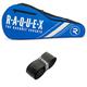 Raquex Tennis Racket Bag – Tennis Racket Cover Bag, Squash & Badminton Raquet Bag for 2 Racquets & Accessories with Shoulder Strap (+Enhance Grip, Black)