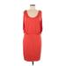 Trina Turk Casual Dress - Sheath: Red Solid Dresses - Women's Size Small