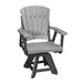 Rosecliff Heights Careem Outdoor Dining Chair Plastic/Resin in Gray | 39 H x 20 W x 20 D in | Wayfair 6E69A7DCB1C64640AD4D537BF65C23BF