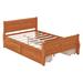 Red Barrel Studio® Arny Full/Double Storage Platform Bed Wood in Brown | 35.4 H x 56.3 W x 82.6 D in | Wayfair 7B017037669244BFA8598EDAD08540CA