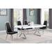 Orren Ellis 7pc. Dining Set Wood/Metal in Gray | 30 H in | Wayfair 19CD8E9644CD49BD86C993FC2AB0496A