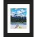 Latitude Run® Midnight Black Narrow Wood Picture Frame, Photo Frame, Art Frame Wood in Black/Brown | 17 H x 14 W x 1 D in | Wayfair