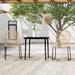 Bayou Breeze Patio Dining Set 31.5" Table Length Glass/Metal | 31.5 W x 31.5 D in | Wayfair A9E472B08E384BC1995EB2F9A2A784B7