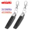 1/2 pièces 315/433MHZ copie télécommande automatique 4 canaux Code porte de Garage ouvre-porte télécommande duplicateur Code de clonage clé de voiture