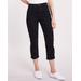 Blair Women's DenimEase™ Back Elastic Girlfriend Cropped Jeans - Black - 18P - Petite
