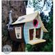 Vogelhaus Hütte |Vogelfutter|Vogel|Garten|Outdoor|3D Druck|Dekoration||Bunt|Bausatz|Caravan|Cartoon|Fernseher|Kobold|Glück|6mm Miniatur