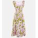 Floral Cotton Poplin Midi Dress