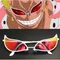 One Piece Donquixote occhiali da sole Doflamingo Cosplay occhiali Anime Cat Eye occhiali da sole per