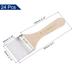 24Pcs 6.3" Paint Brush 2.2" Width Soft Nylon Bristle with Wood Handle White