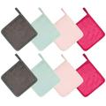 Makeup Remover Cloth - 8PCS Makeup Cloth Microfiber for Facial Cleaning 6 x 6 Reusable Face Wash Cloth for All Skin Types Face Wash Cloth Soft Makeup Towels Facial Cleansing Cloths for Women