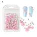 10 Colors Acrylic Crystal 3D Flower Nail Art Decoration Mixed Size Manicure Lot