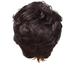 mynkyll Women s Short Curly Hair Mixed WithHeadband Suitable For Women s Wigs Wig Black Small Curly Short Hair Fiber High Temperature Silk Wig Headgear