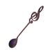 GBSELL Home Clearance Music Stainless Steel Spoon Dessert Spoon Teaspoon Music Bar Spoon Gifts for Women Men Mom Dad