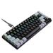 WILLBEST PC Gaming Keyboards 68-Key Green Axis Red Axis Mechanical Keyboard Dual Color Rgb Multiple Backlit Key Line Separation Gaming Keyboard