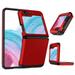 Compatible with Samsung Galaxy Z Flip 5 5G Phone Case Cell Accessories Heavy Duty Slim Rubber Protective Armor Hard PC Anti-Slip Hybrid Cover Rugged For Samsung Galaxy Z Flip 5 Red