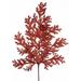 MDR Trading AI-FL3927RED-Q04 Glitter Red Cedar Spray Faux Plants & Trees - Set of 4