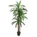 Artificial Plantï¼Œ5FT Dracaena Artificial Plant Indoor and Outdoor Furniture Decor Perfect Housewarming Gift for Office Living Room Bedroom Porch Patio