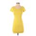 Forever 21 Casual Dress - Shift: Yellow Dresses - Women's Size Small
