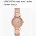 Michael Kors Accessories | Michael Kors Ladies’ Parker Watch In Rose Gold Colored Finish Mk6352 | Color: Gold/Pink | Size: 33mm