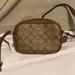 Coach Bags | Coach Signature Crossover Shoulder Bag. Never Used | Color: Tan | Size: Os