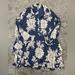 Free People Dresses | Free People Dress Womens Medium Blue Floral Long Sleeve Mini V-Neck Flowy | Color: Blue/Tan | Size: M