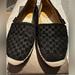 Gucci Shoes | Authentic Women Gucci Gg Suede Espadrille. Size 37 | Color: Black | Size: 37