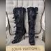 Louis Vuitton Shoes | Authentic Louis Vuitton Fur Boots | Color: Black | Size: 36