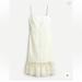 J. Crew Dresses | **Nwt** Jcrew Geometric Lace Midi Dress | Color: Cream | Size: 2