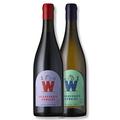 Wednesday's Domaine Twin Pack | Alcohol Free Red & White Wine | Non-Alcoholic Drinks | Refined Drinking Without Alcohol