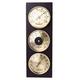 RUNLAIKEJI Barometers for The Home,Wooden Frame Weather Barometer,Wall-Mounted Barometers,Barometer,Barometer Thermometer Hygrometer for Indoor and Outdoor,Balcony,Garage,Living Room,Office