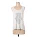 GAIAM Active Tank Top: White Activewear - Women's Size Small