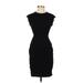 Banana Republic Casual Dress - Bodycon: Black Solid Dresses - Women's Size 0