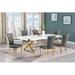 Wade Logan® 9pc. Dining Set Wood/Metal in Yellow | 30 H in | Wayfair E1BD25DCF5DB4CF8B887EA6779BBE98F