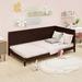 Winston Porter Oaklynne Slat Bed Wood in Brown | 30.7 H x 41.9 W x 79.8 D in | Wayfair 6E7BFE6B85DB4CD9A5D5B8FD834EC459