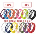 Bracelets de montre pour Xiaomi Mi Band 7 6 5 4 3 bracelet en silicone combinaison de sangles