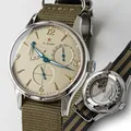 Montre Pilote existent pour Homme Montres-Bracelets Mécaniques Mouvement Original ST1780 Clip