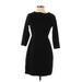 Old Navy Casual Dress - Sheath: Black Solid Dresses - Women's Size Small