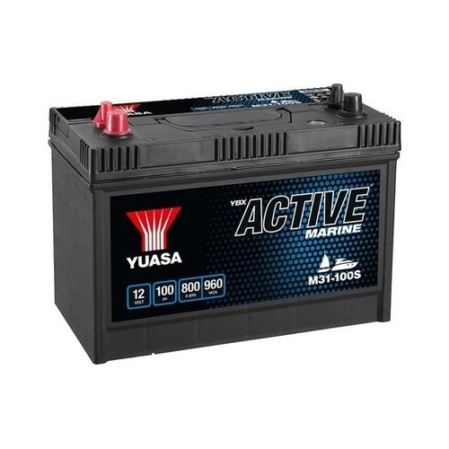 YUASA Starterbatterie Marine Batteries 12V 100Ah 750A M31-100S