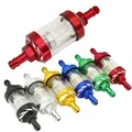 8 millimetri di Alluminio di CNC In Lega di Vetro Gas Carburante Benzina Filtro Olio Moto per Dirt Pit Bike 125/140/150/160cc CRF70 90 110 TTR100 110 KLX65