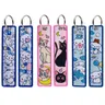 Simpatici personaggi Jet Tag Anime Magic Cats Key Tag ricamo portachiavi moto portachiavi adornano