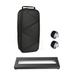 ammoon Portable Aluminum Alloy Pedalboard with Carrying Bag Ideal for Gigging Guitarists