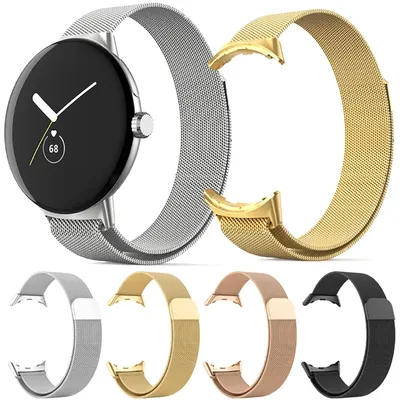 Magnetisches Schlaufenarmband für Google Pixel Watch 2-Band, Pixel Watch, Metallglieder, Band, aktives Armband, Ersatz-Smartwatch-Armbänder