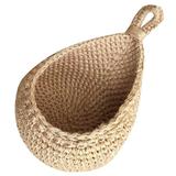 Hanging Fruit Basket Flower Pots for Indoor Plants Wall Vegetable Woven Craft Bag Jute